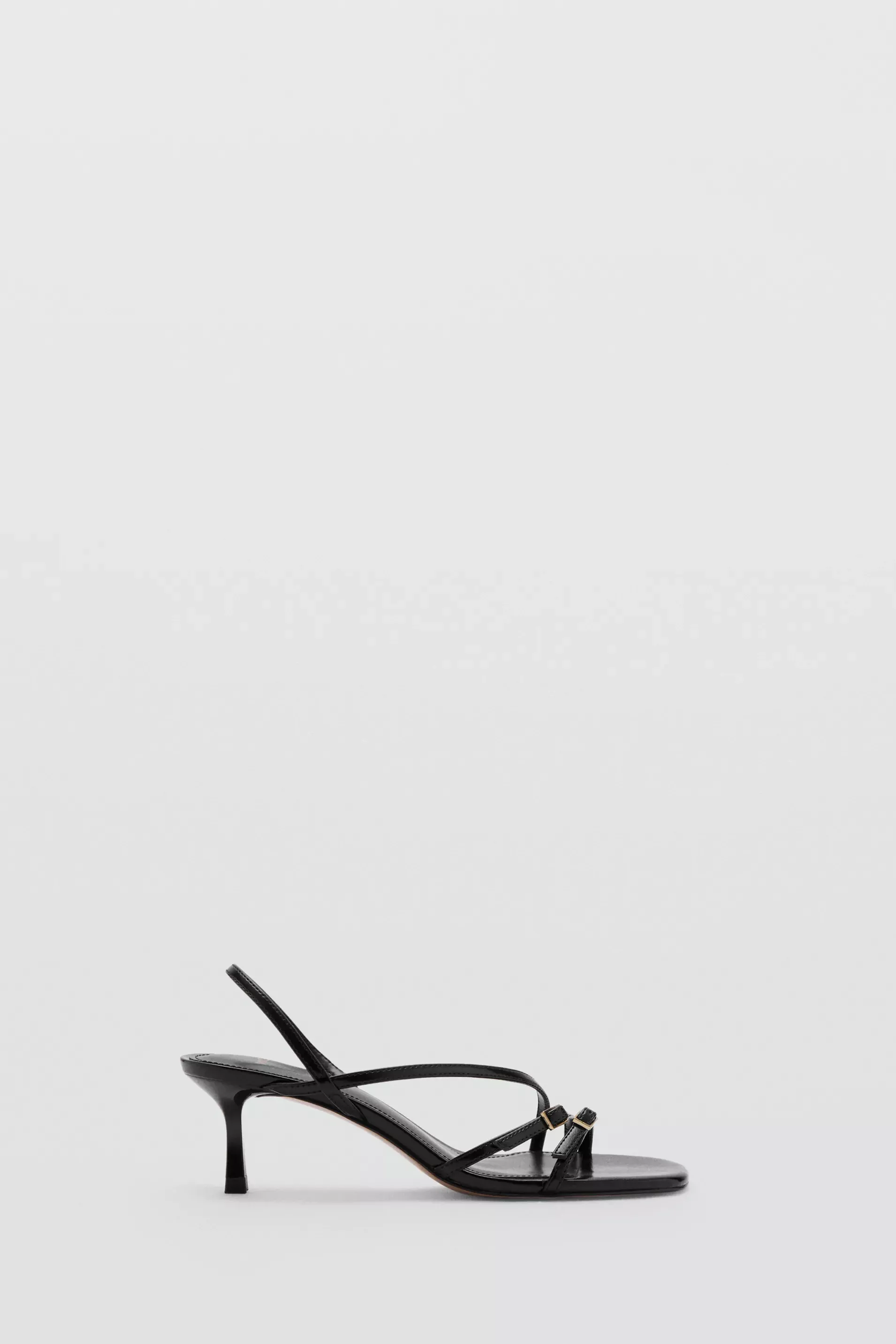 Kitten Heel Sandals With Straps - Women | Mango Usa