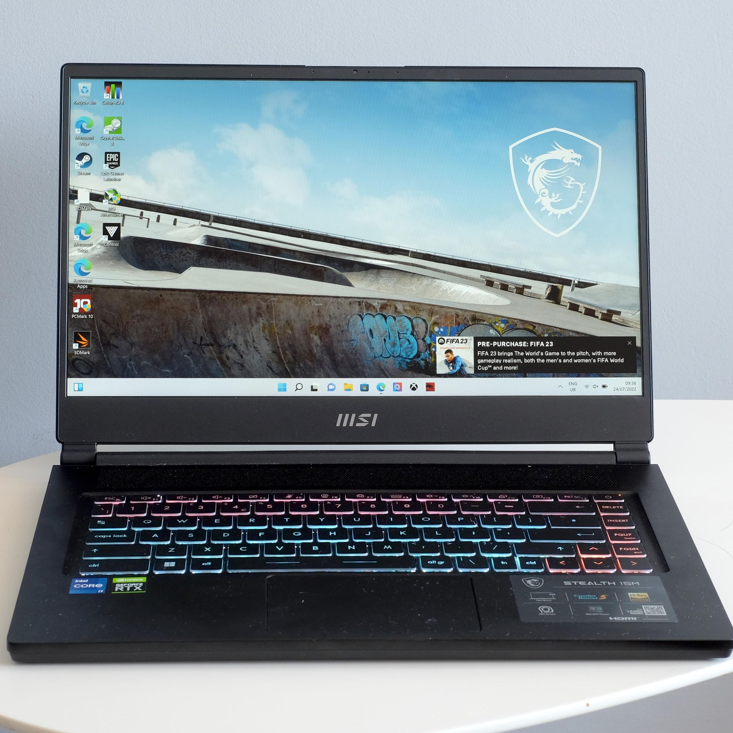 MSI Stealth 15M review: gaming laptop has its ups and downs | T3