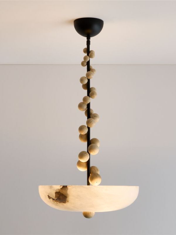 Motion Stone Pendant Light by Venus Williams