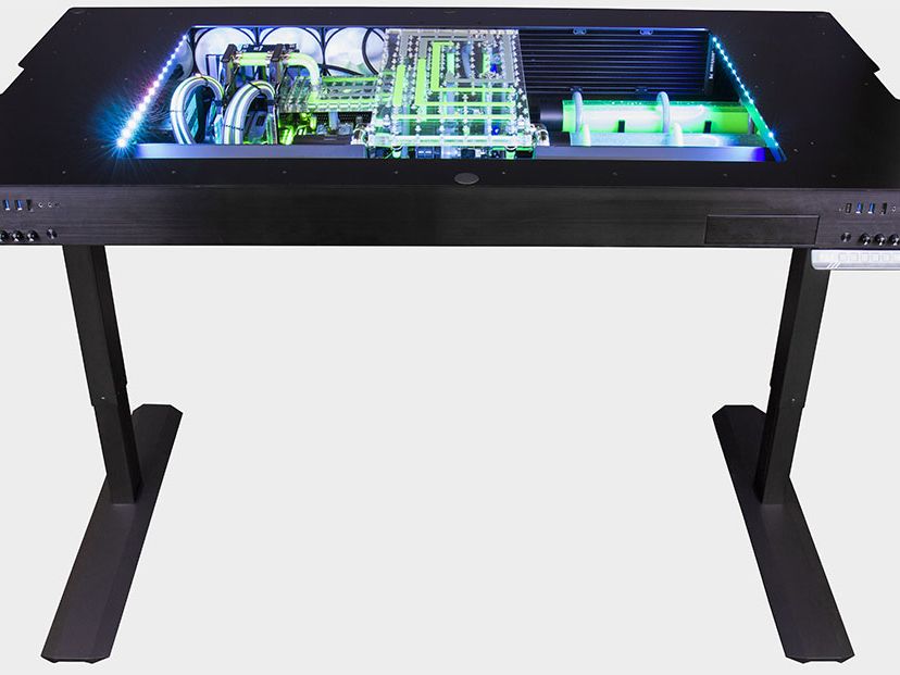 This water cooled gaming desk is cool but costs $14,000 | PC