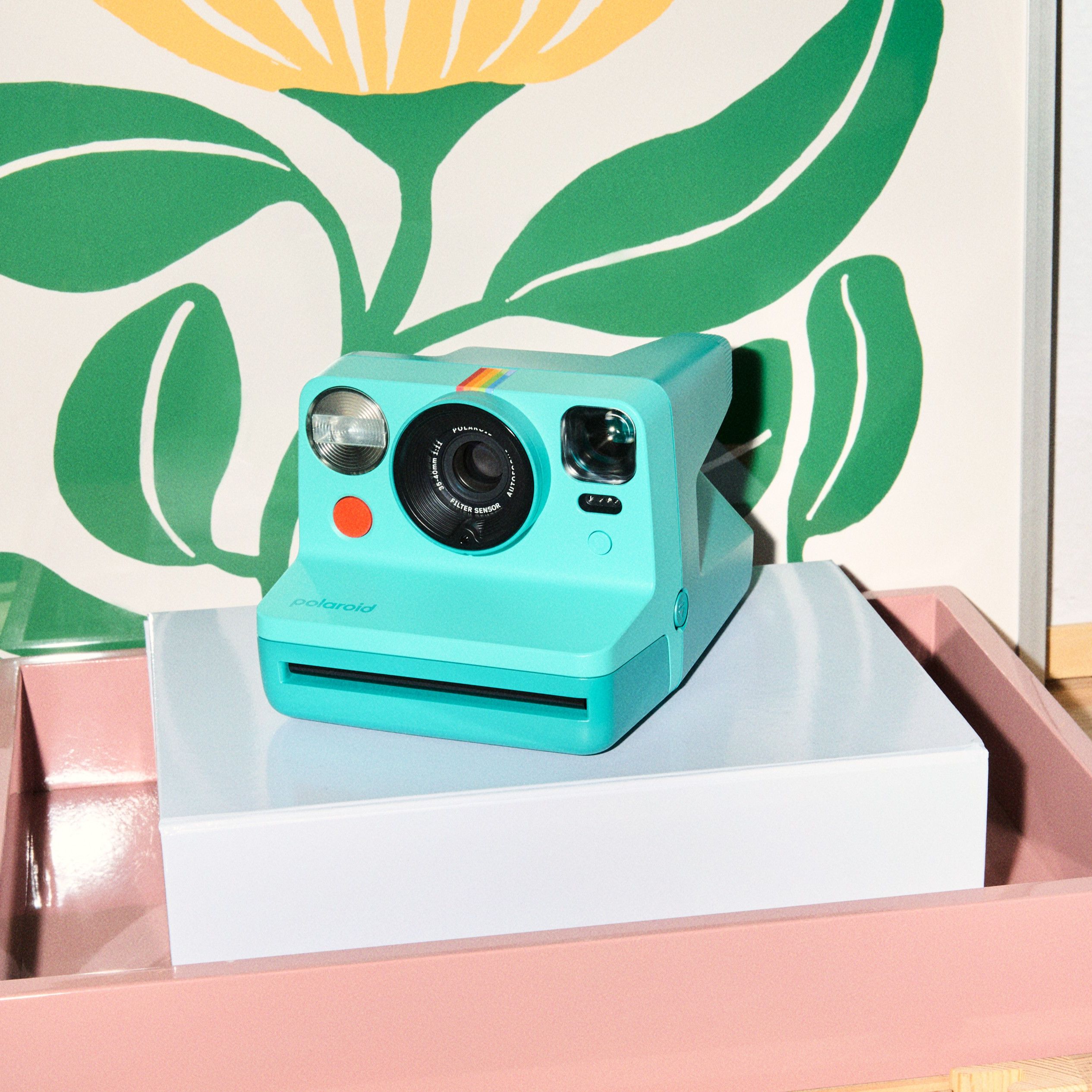 Turquoise Polaroid Camera Polaroid Go Instant Camera Generation Teal