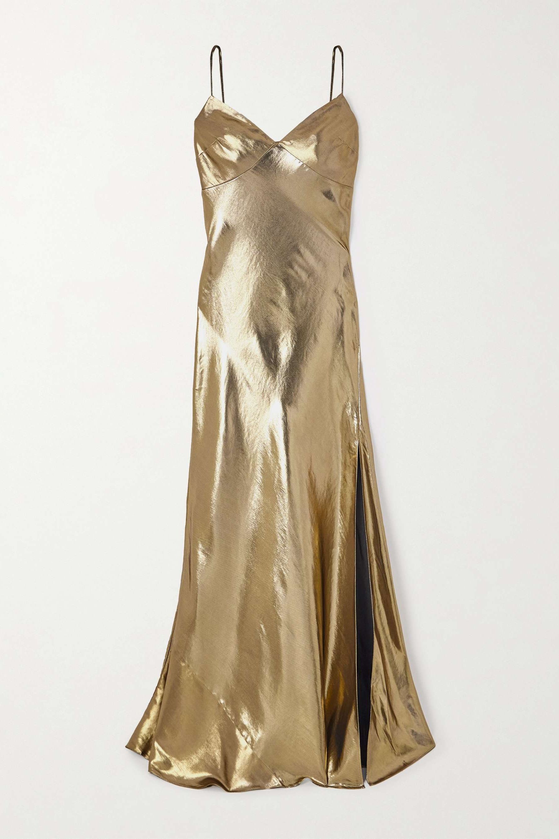 Satin Maxi Dresss
