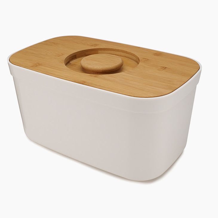 Bread Bin With Bamboo Lid