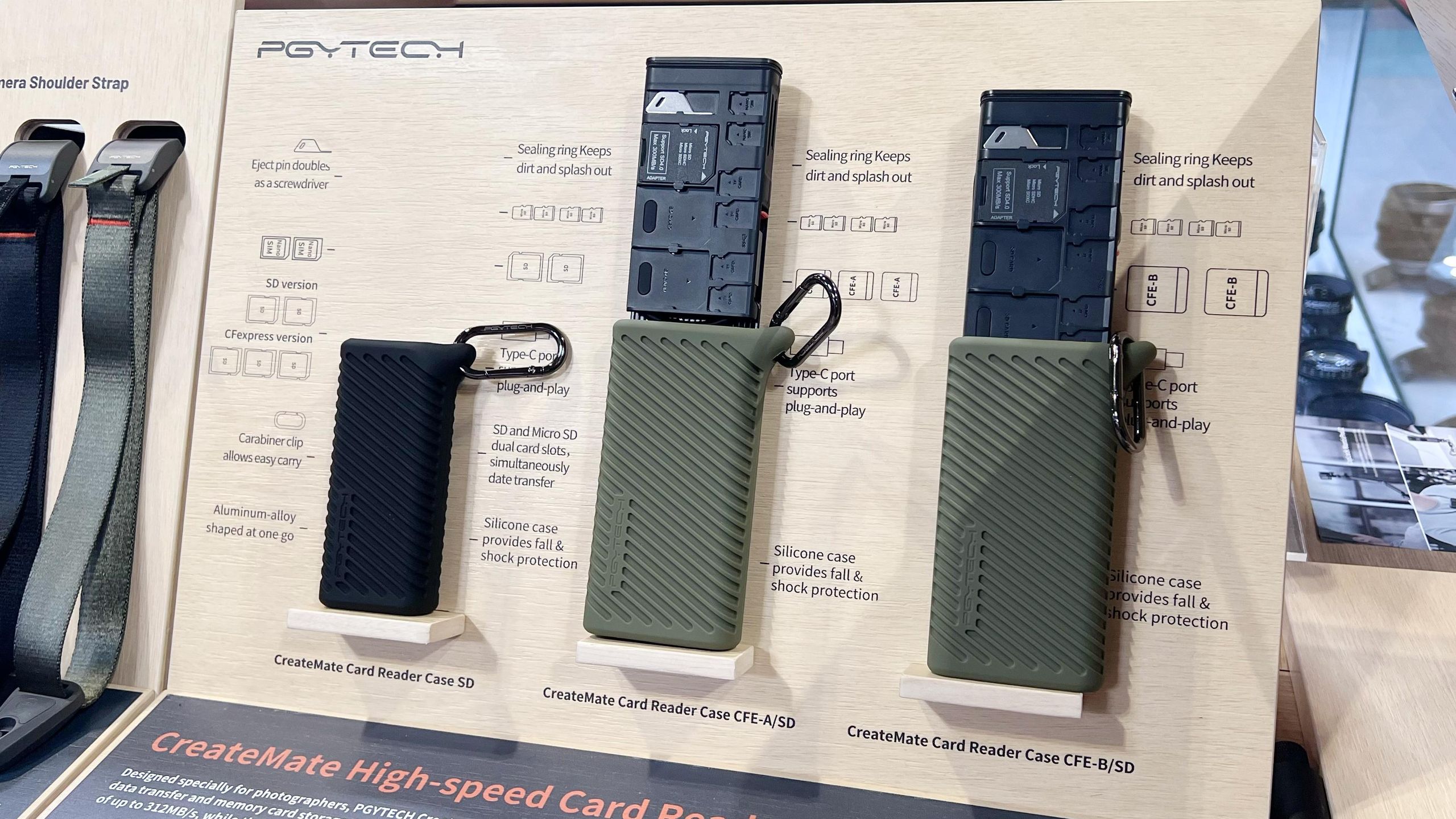 PGYTech shows off CFexpress card cases that doubles as a card 