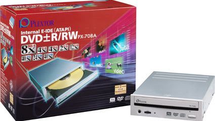 Plextor PX-708A DVD±R/±RW Recorder Goes 8X | Tom's Hardware