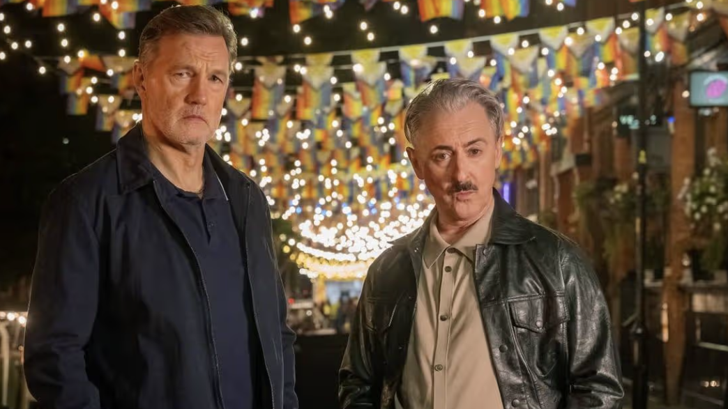 an image of David Morrissey and Alan Cumming in the show Tip Toe
