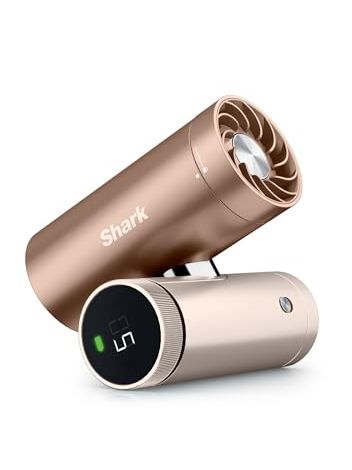 Shark Chillpill 3-In-1 Personal High-Speed Fan, Ultra-Fine Mist and Instachill System, Includes 3 Cooling Attachments, Travel-Friendly Design, Iced Latte Fa022ukbr