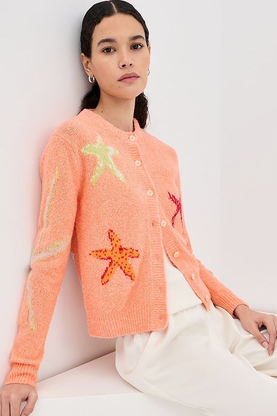 Bernadette Starfish Cardigan
