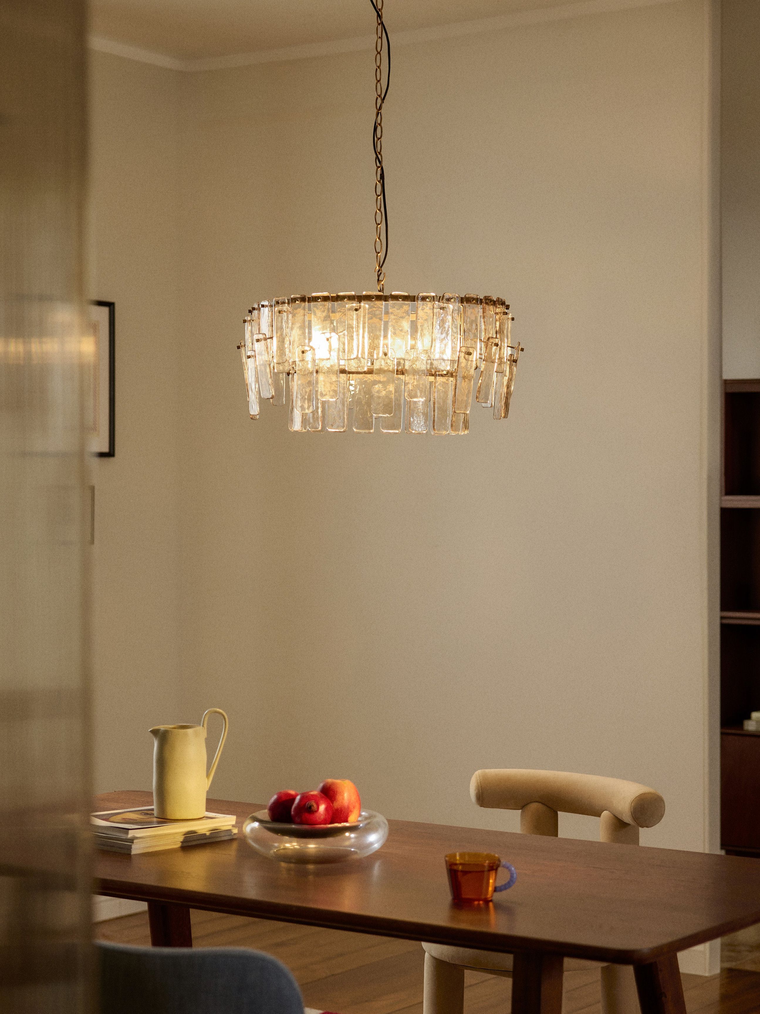 Large Glass Pendant Light Cersei