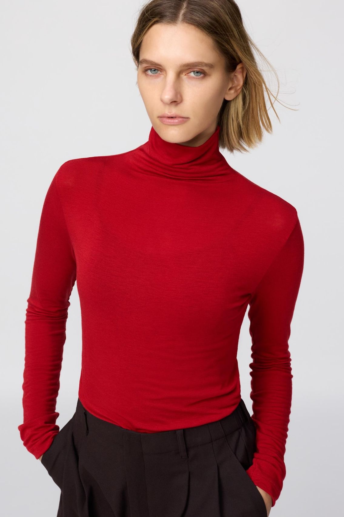 Heattech Extra Warm Cashmere Blend Turtleneck T-Shirt