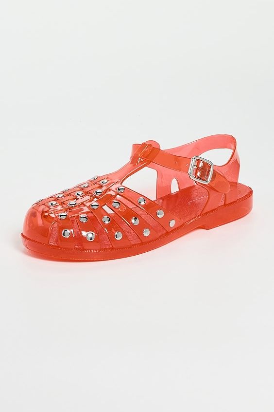 Intentionally Blank Ellery Studded Jelly Sandals
