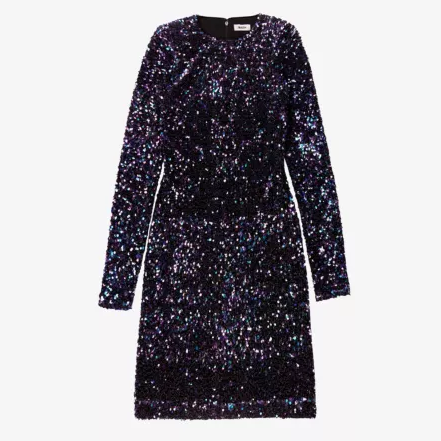 RO&amp;amp;ZO Sequin Long Sleeve Dress from Selfridges
