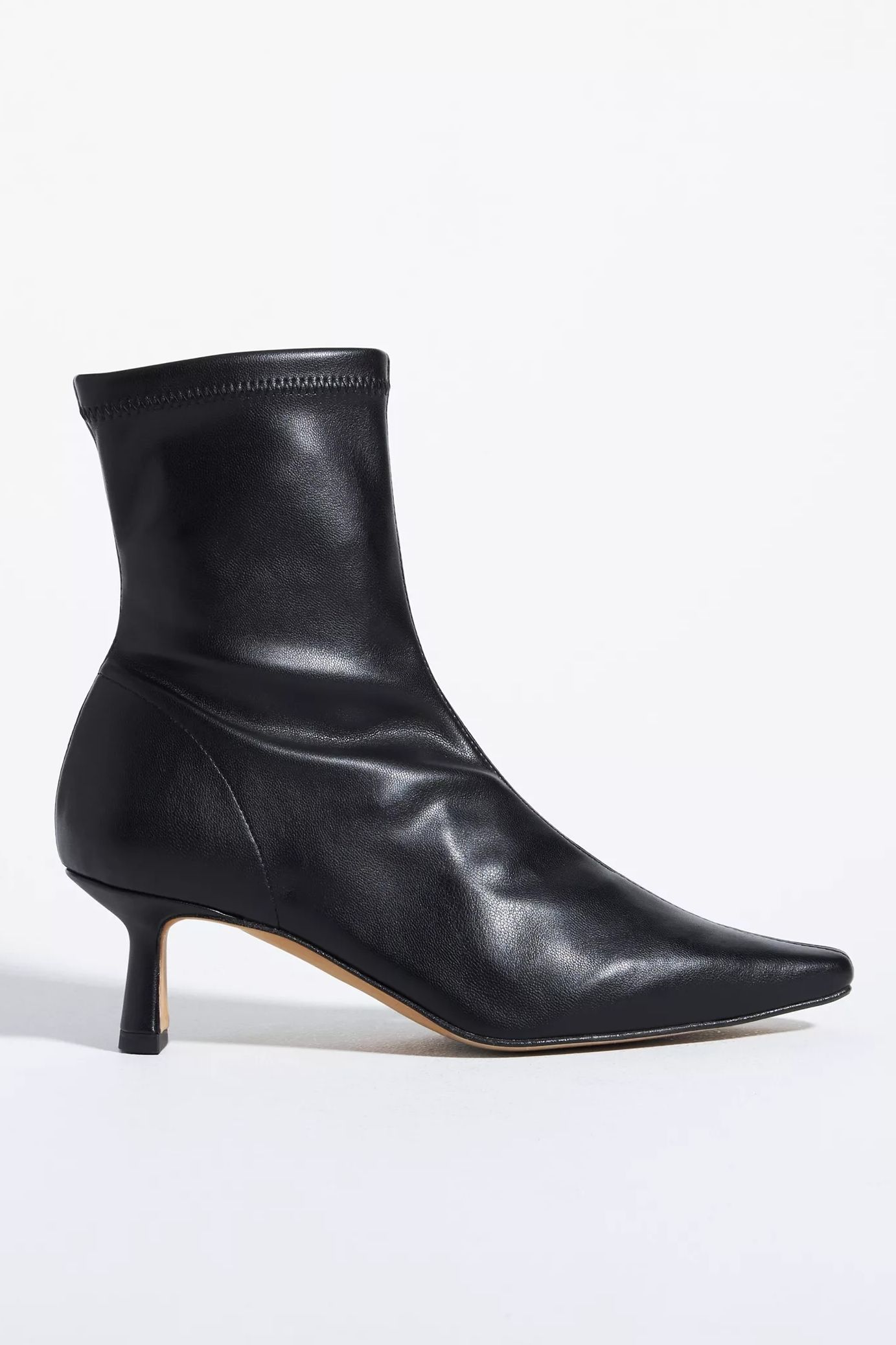 Angel Alarcon Pointed-Toe Kitten-Heel Boots