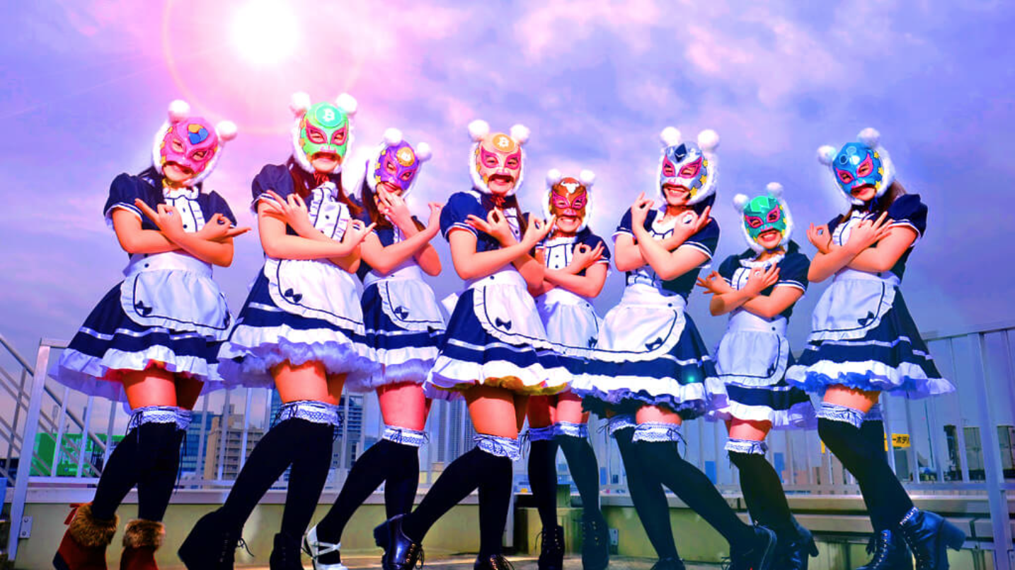 Introducing the world's first cryptocurrency-themed pop group