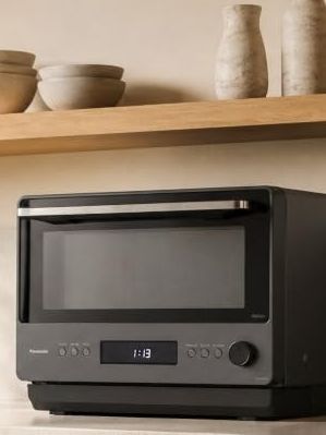 Panasonic Japanese Microwave, 1.0 Cu. Ft. 1200w Clean Design Flatbed Countertop Microwave Oven With Genius Sensor 2.0 One-Touch Cooking and Reheating, Inverter Technology, Auto Defrost &amp;ndash; Nn-Sf57rm