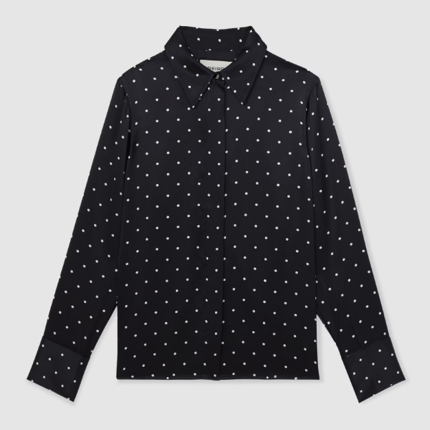 Reiss, polka dot shirt