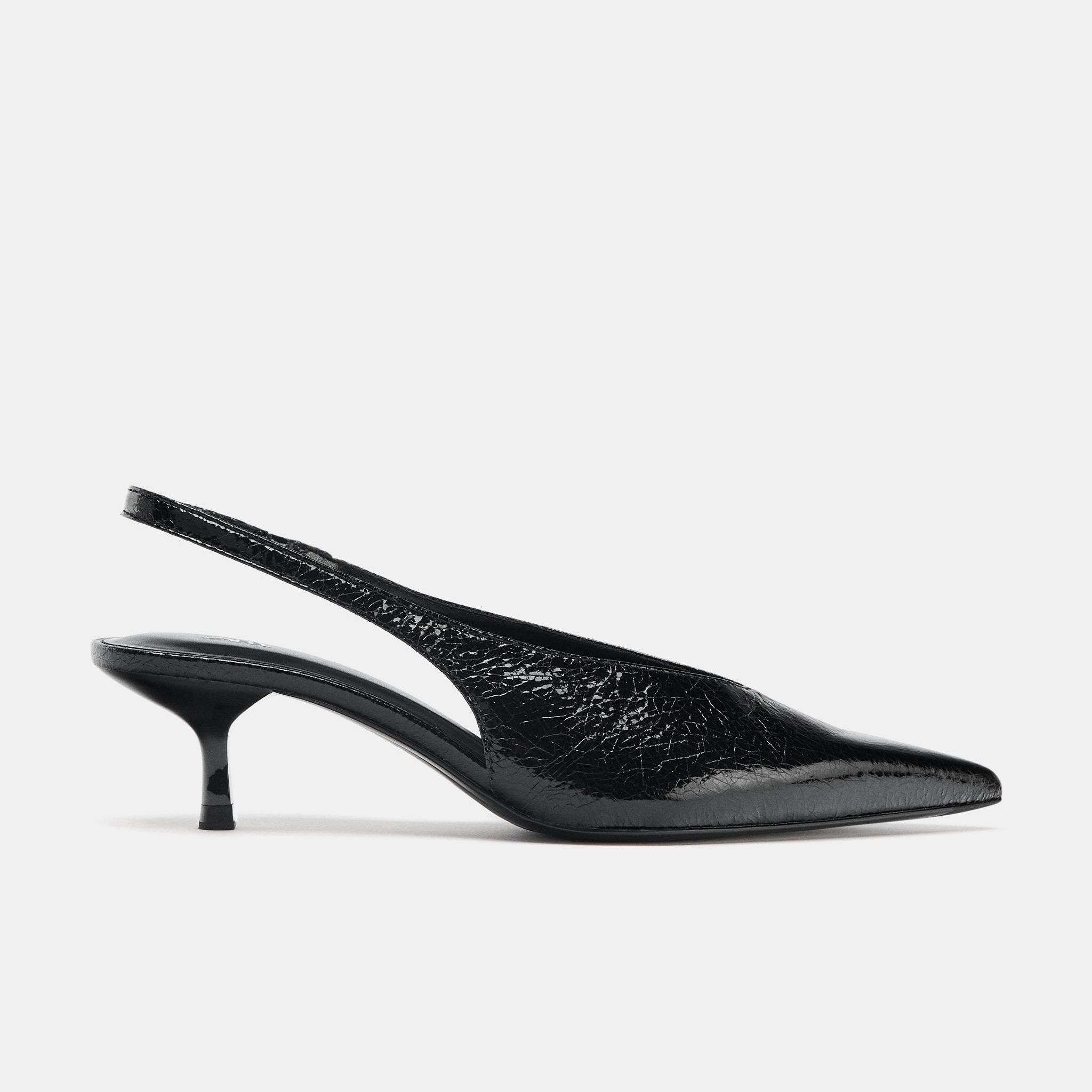 Slingback High-Heel Shoes