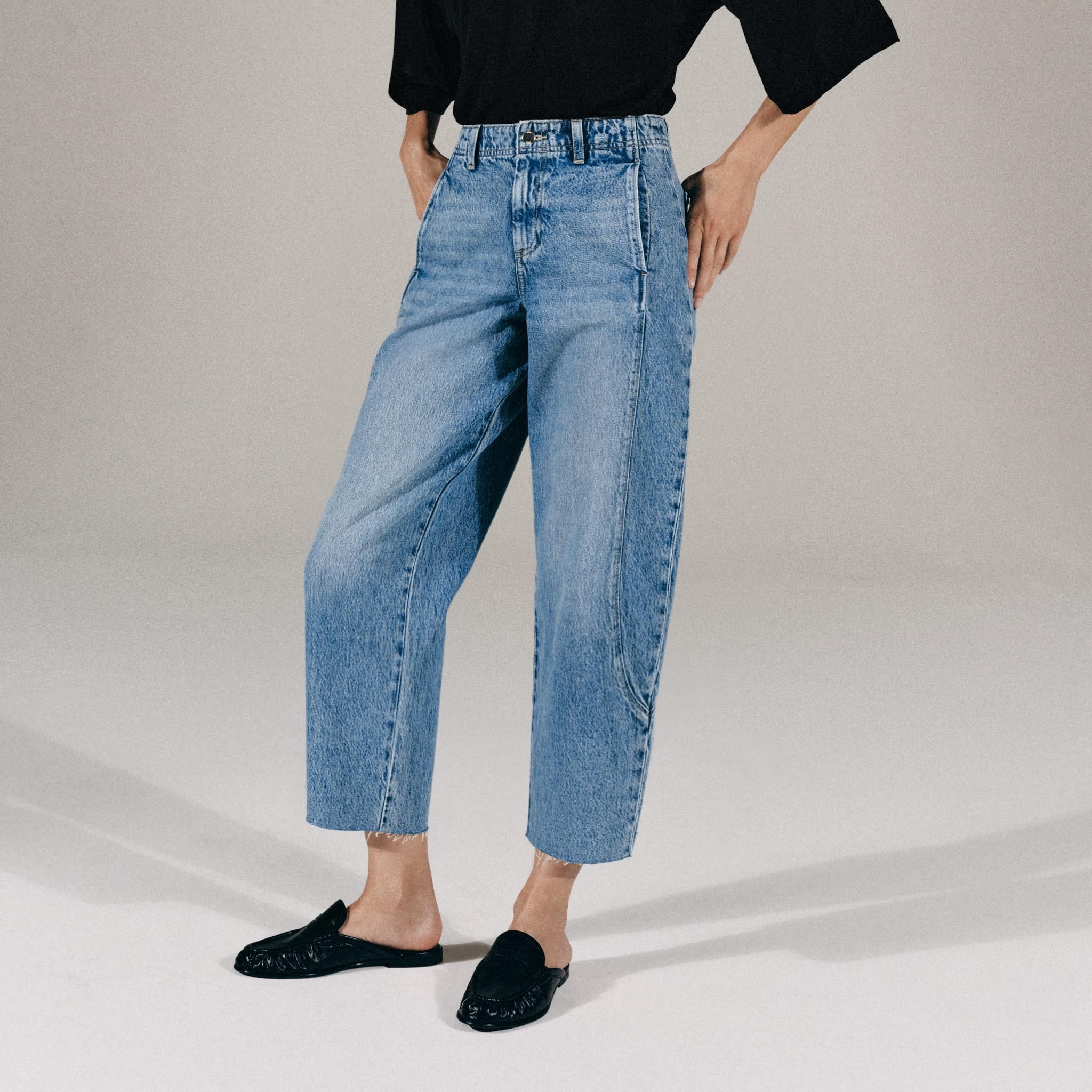 Z1975 Barrel Jeans - Mid-Blue - 4