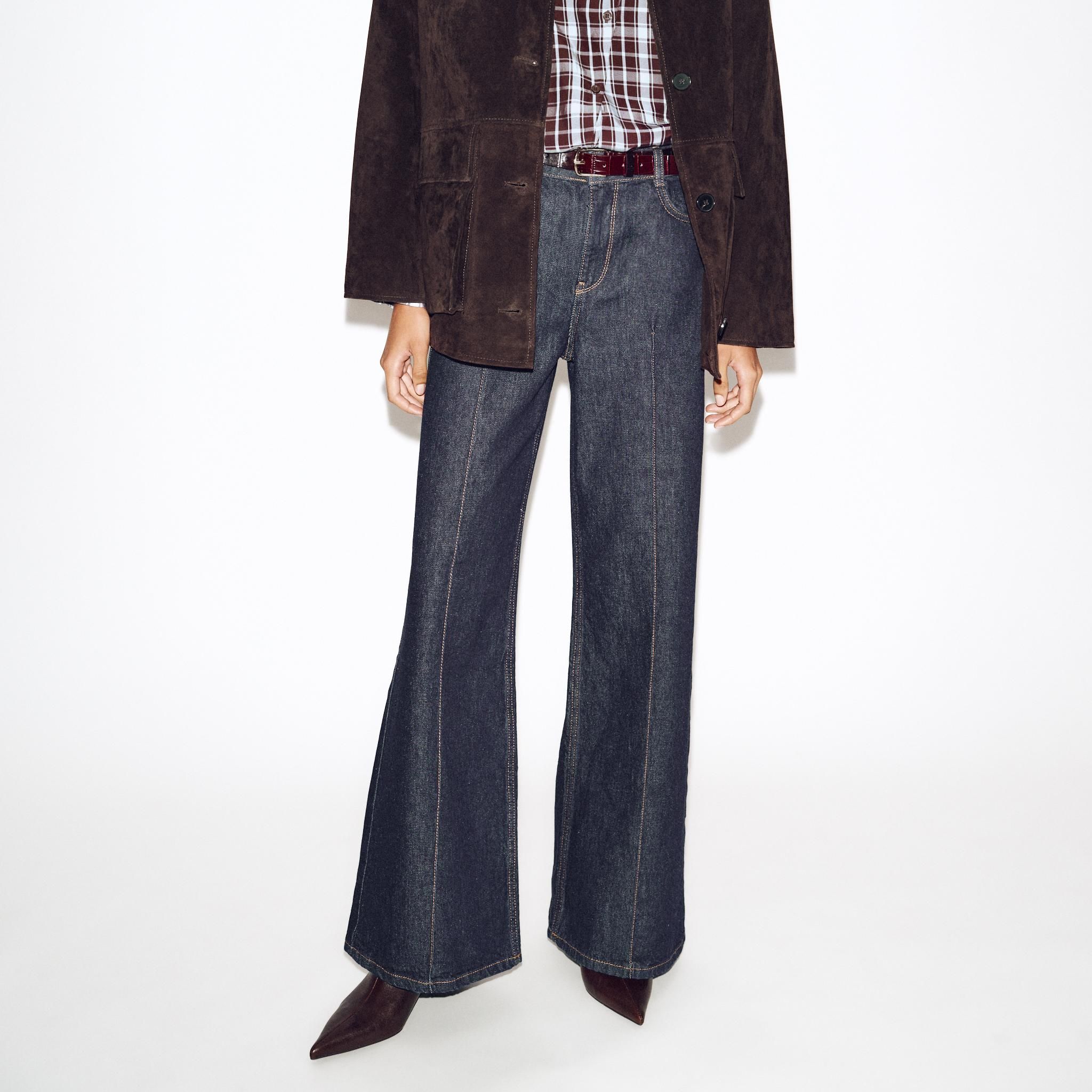 Z1975 Wide-Leg Belted Jeans
