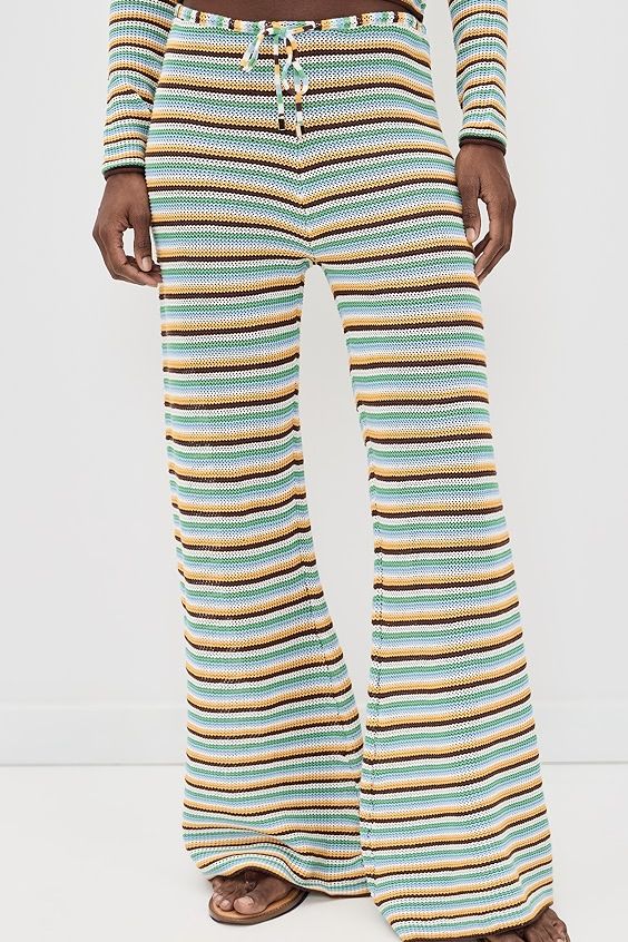 The Ayden Pants - Multicolor Stripe