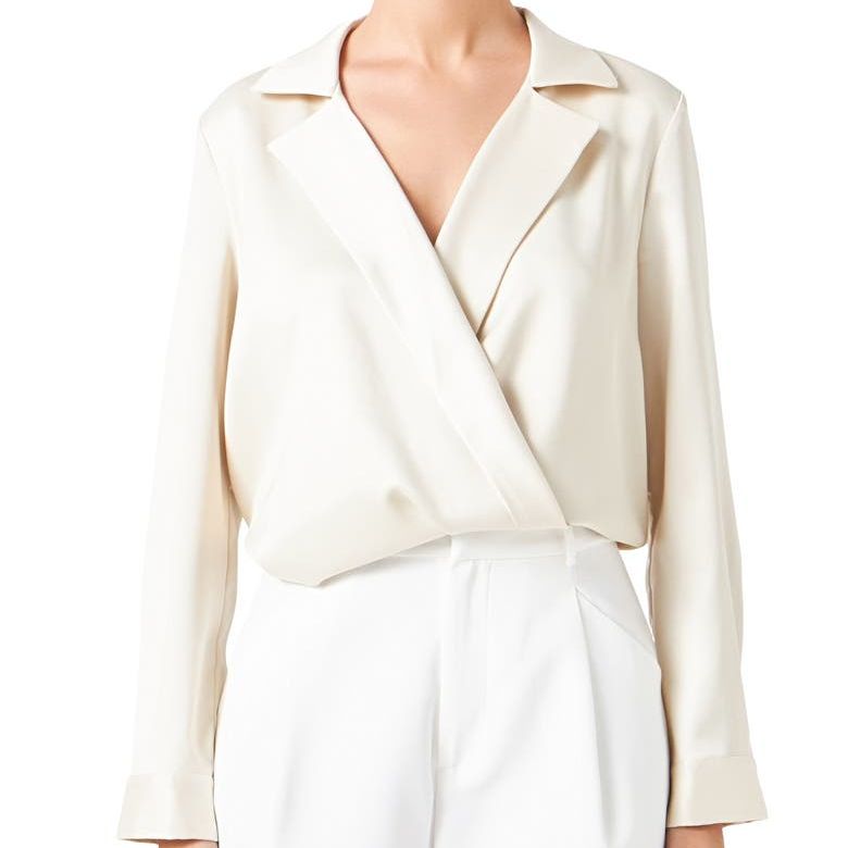 Satin Wrap Shirt