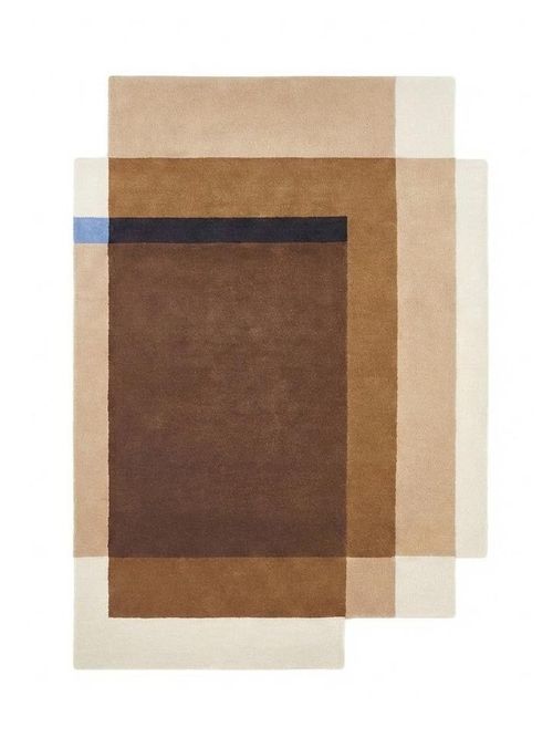 Kimto Wool Rug With Unstructured Print