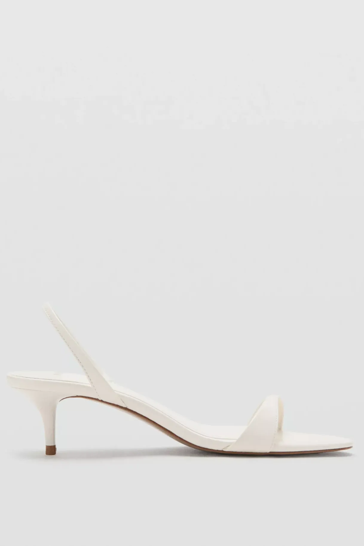 Kitten-Heel Sandals With Strap - Women | Mango Usa