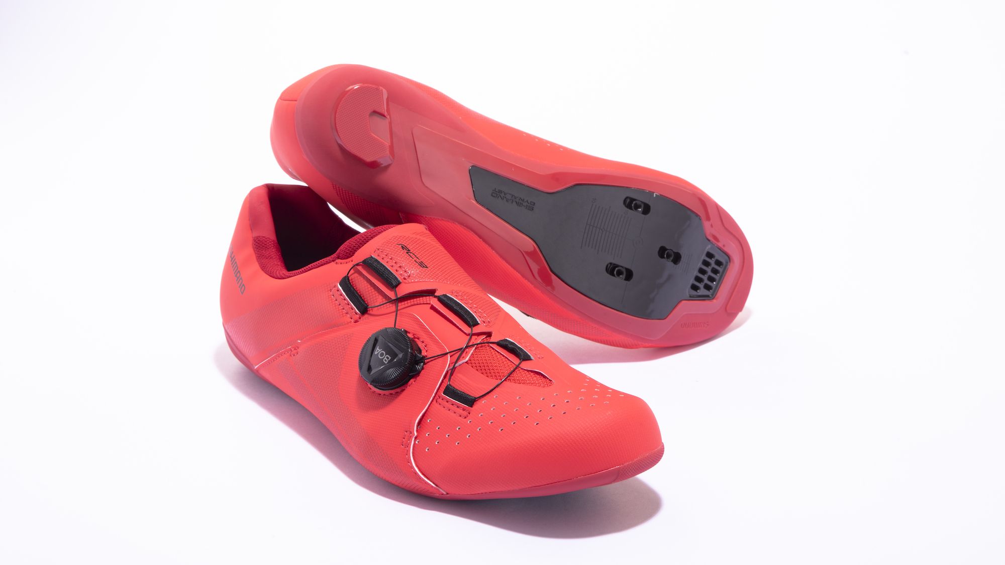 Shimano SH-RC300 cycling shoes, red - MTBIKER.shop
