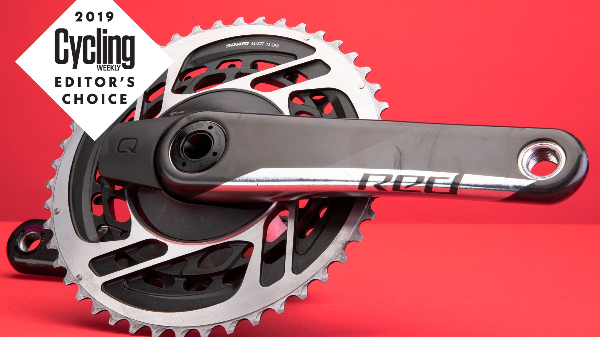 SRAM RED E1 × Shimano R9200 quarq d four Quarq SRAM RED AXS E1 2x Power Meter Crankset DUB