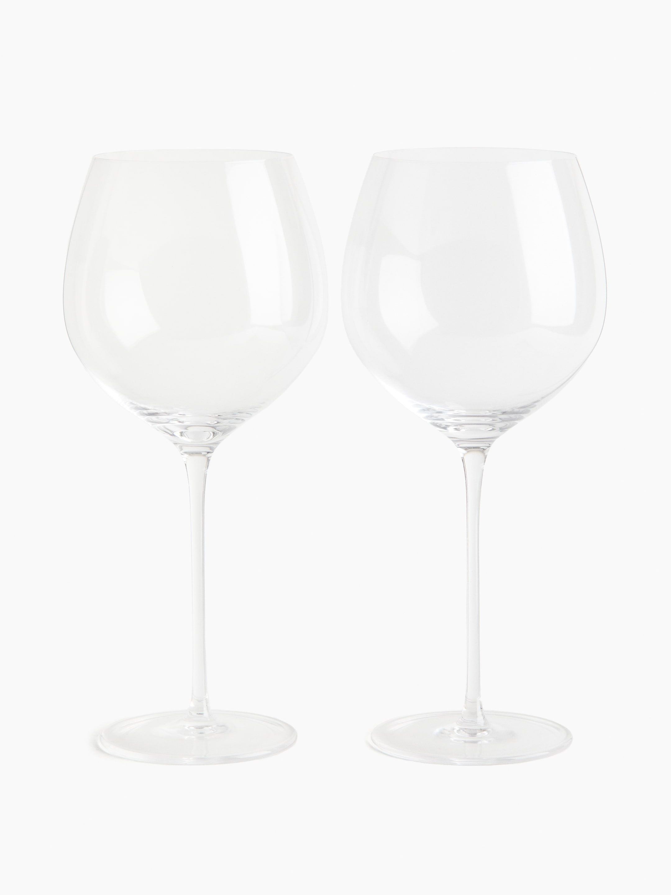 Red Wine Glasses, Set of 2
