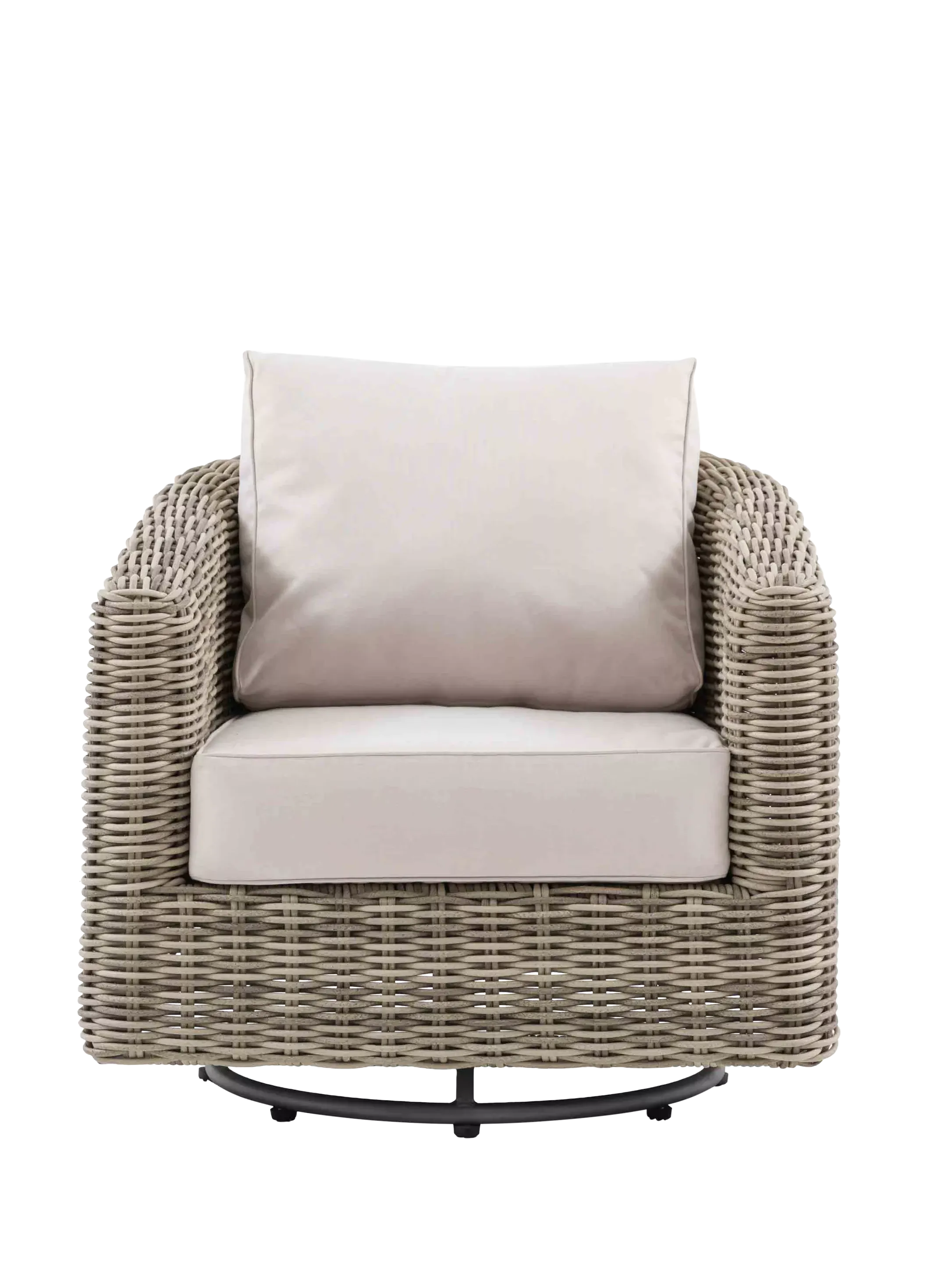 Gallery Direct Ragusa Garden Swivel Chair, Natural