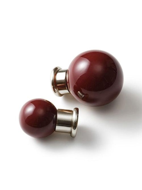 Cabinet Knob, Cherry, Nickel