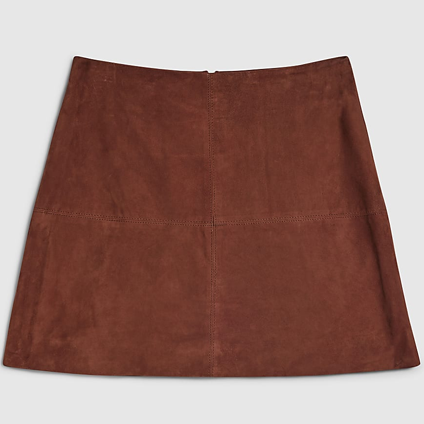 River Island, suede mini skirt