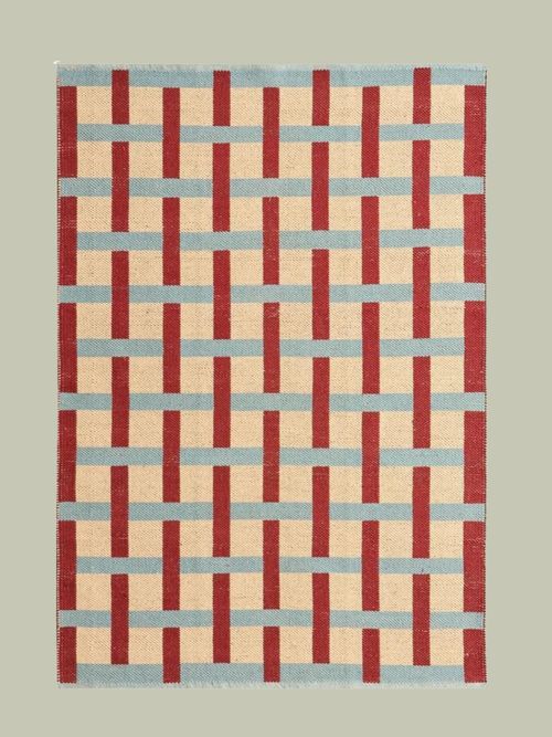 Rory Contrast Checkerboard Rug 
