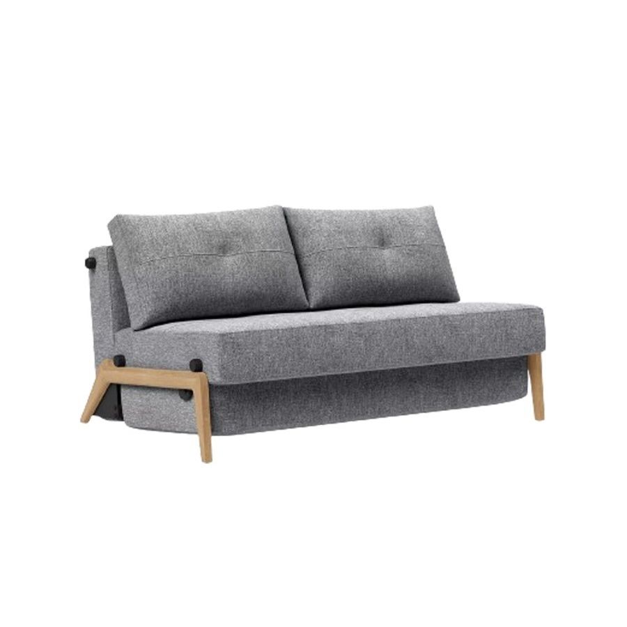 Innovation Living Cubed 140 Sofa Bed in grey upholstery