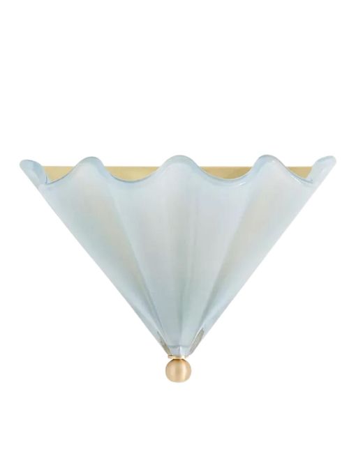 Wave Coloured Glass Wall Light
