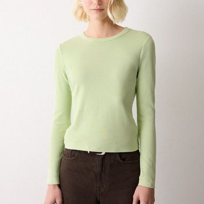 Long Sleeve Fine Cotton Baby T-Shirt | Green