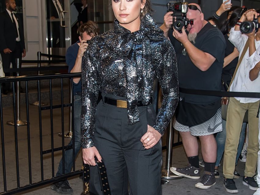 demi lovato casual dress Demi Lovato's Best Red Carpet Outfits