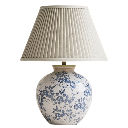 Floral Urn Table Lamp
