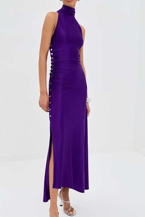 Rabanne Draped Jersey Dress