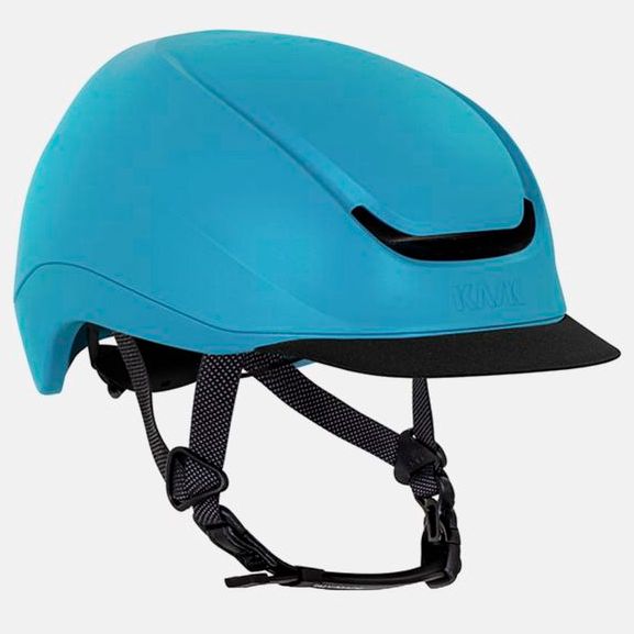A Kask helmet stands against a white background