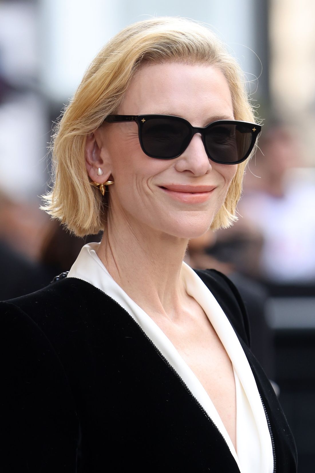 Cate Blanchett attends Giorgio Armani Priv&amp;eacute; during Day Two of Paris Fashion Week - Haute Couture Fall/Winter 2026/2027 on July 07, 2026 in Paris, France.