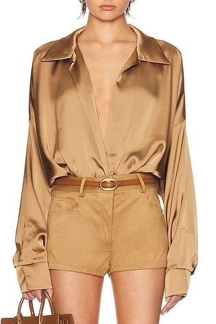 Super Oversized Boyfriend Bodysuit