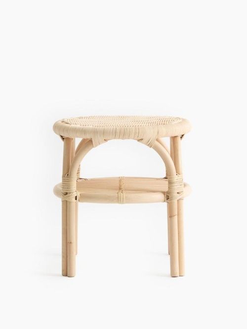 Children's rattan side table