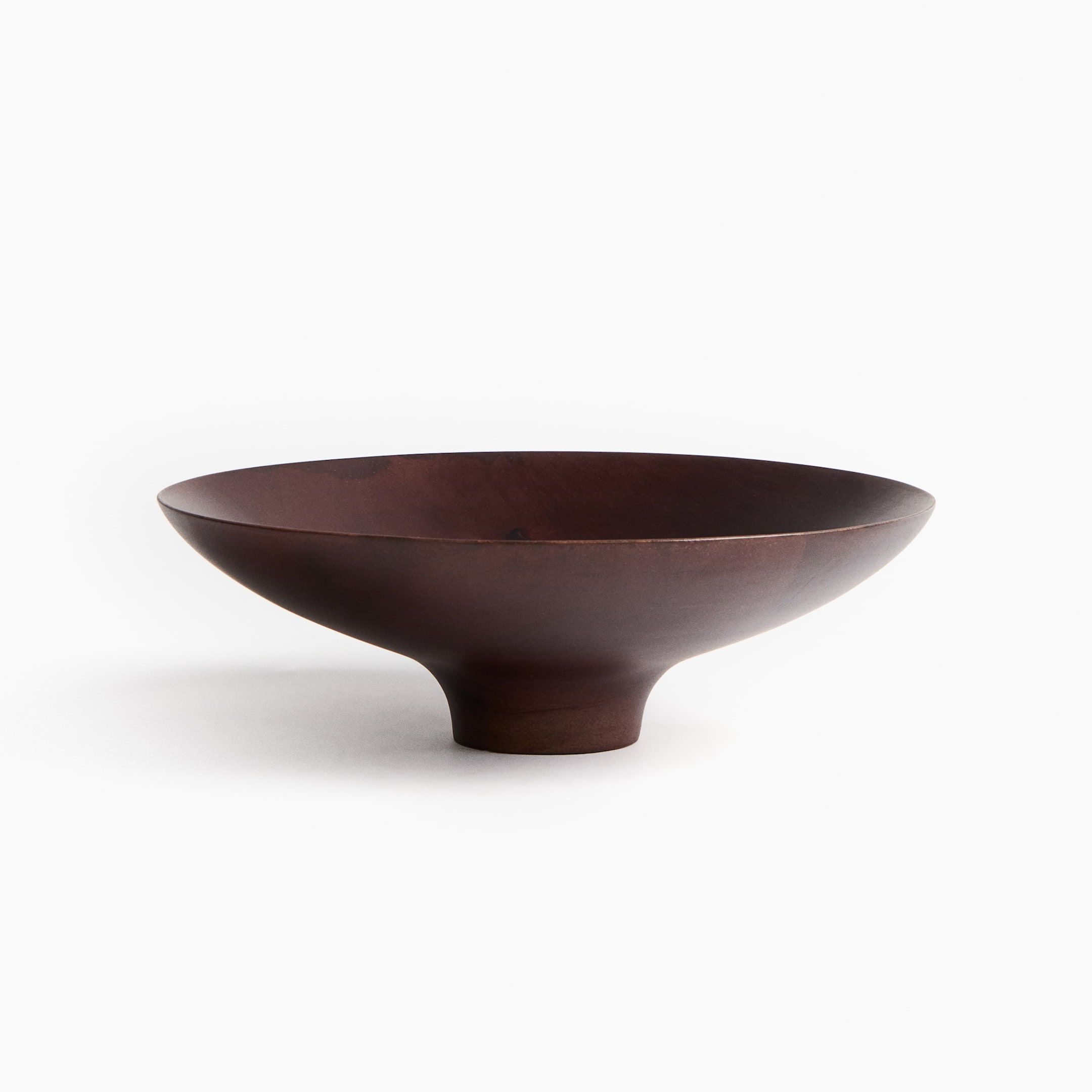 Wooden Serving Bowl - Dark Brown
