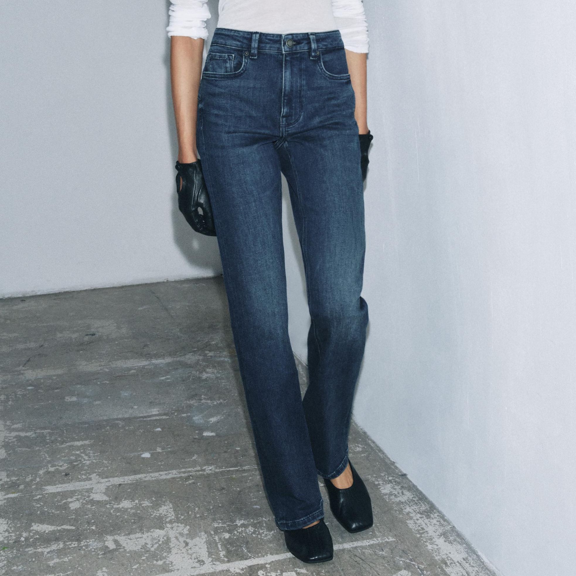 Zw Collection Bootcut High-Waist Jeans