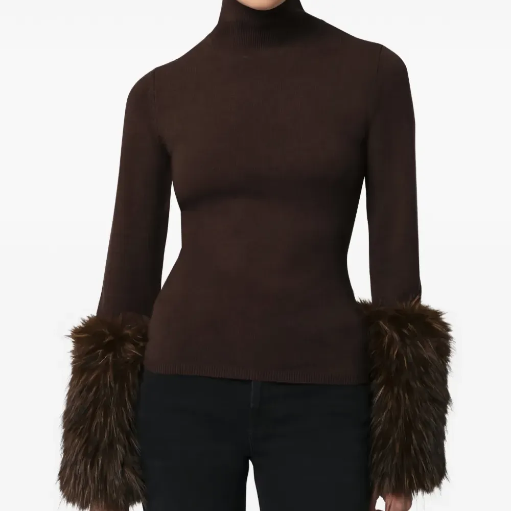 Apparis Aspen Faux-Fur Cuff Sweater | S