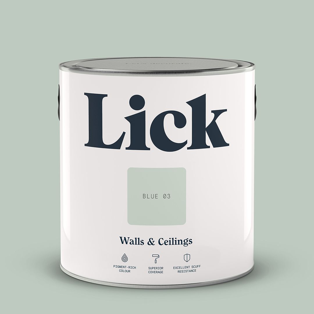 Blue 03: Light Blue Green Paint - Matt Emulsion Paint