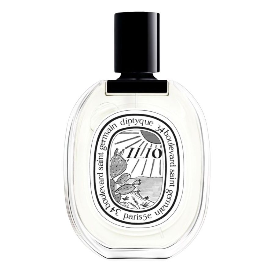 A product shot of Diptyque's Ilio eau de toilette, on a white background