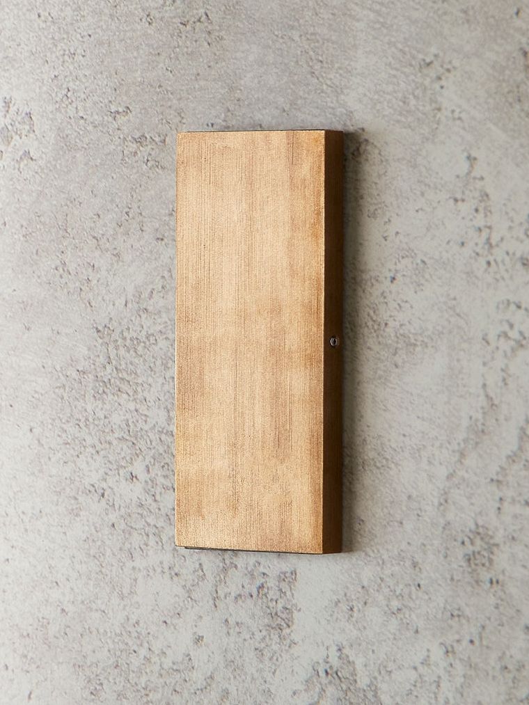 Harlyn Ip65 Slim Up and Down Light in Aged Brass